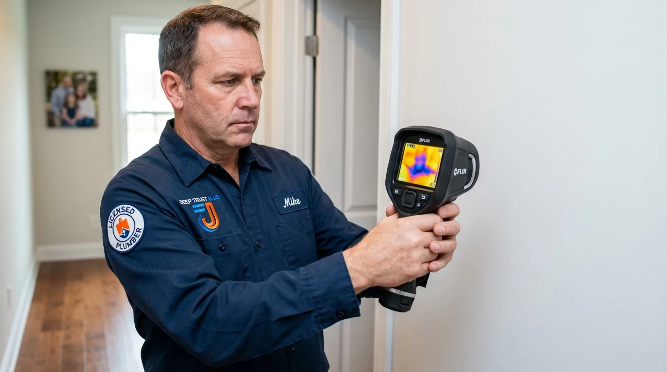 Thermal imaging leak detection by Johns Plumbing LLC in Coarsegold